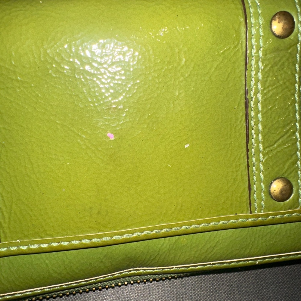 "RARE" COACH Double Buckle Zip Around Clutch Wallet - Picture 11 of 12